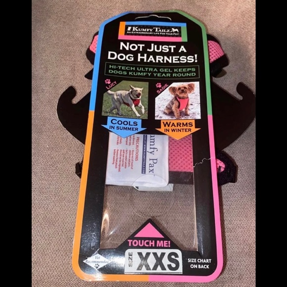 Kumfy Tailz™ Cooling/Warming Dog Harness - Size XXS - Picture 1 of 6
